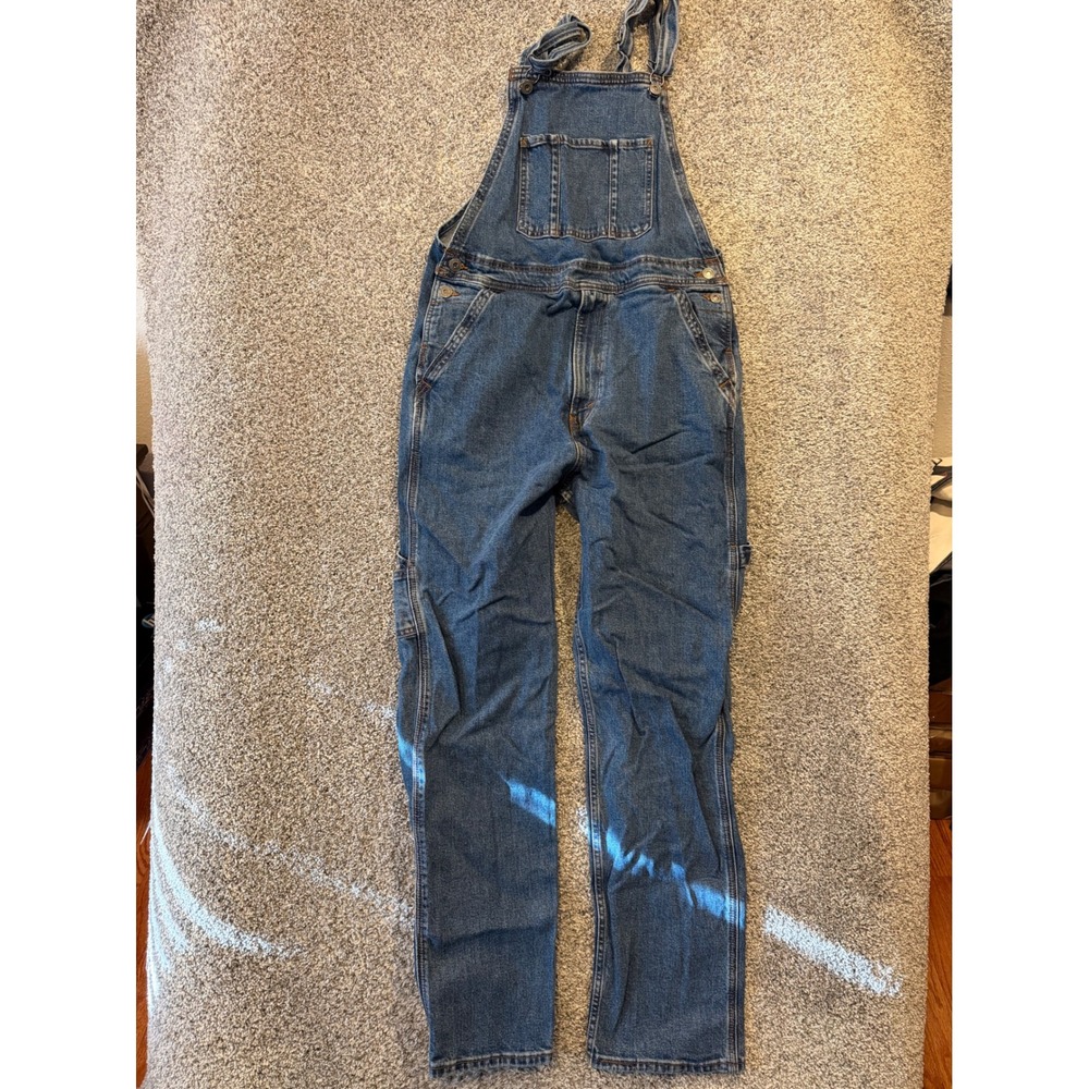 Levi Strauss Overalls Mens 29x32 Blue Signature Workwear Carpenter Denim Bibs